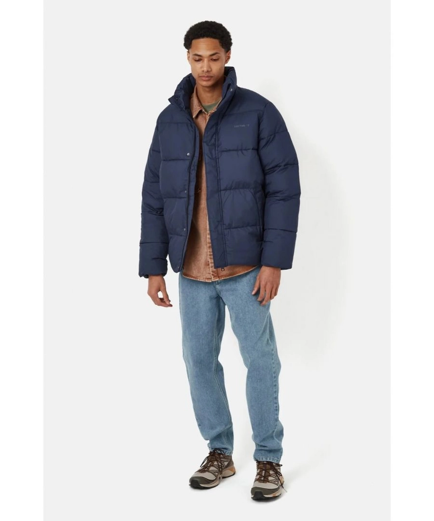 Carhartt WIP Mens Doville Puffer Jacket - Blue - Size 2XL